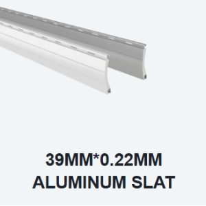 Aluminijumska lamela 39 mm × 0,22 mm
