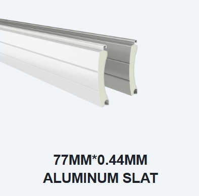 Aluminijumska lamela 77 mm × 0,44 mm
