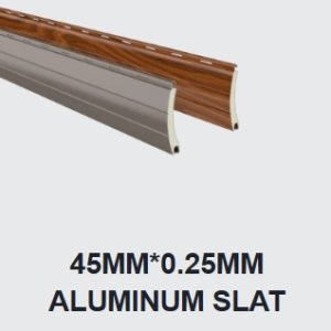 Aluminijumska lamela 45 mm × 0,24 mm